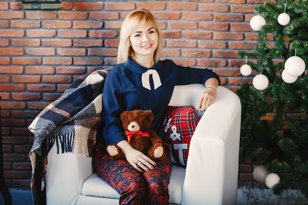 girl sitting in a chair