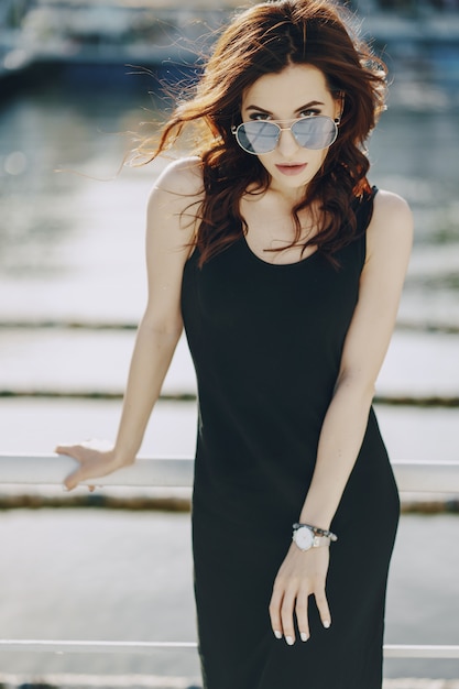 girl in sunglasses