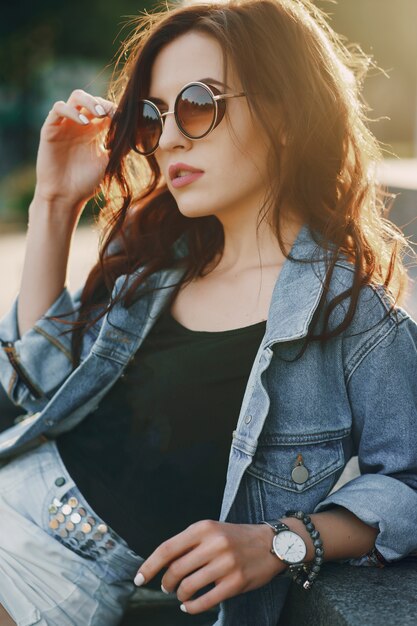 girl in sunglasses