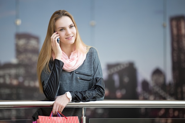 Girl talking on her phone