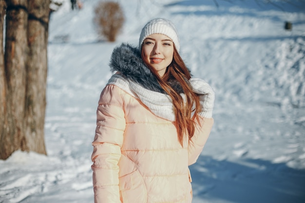 girl in winter