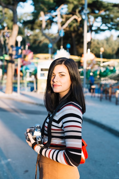 Girl with camera