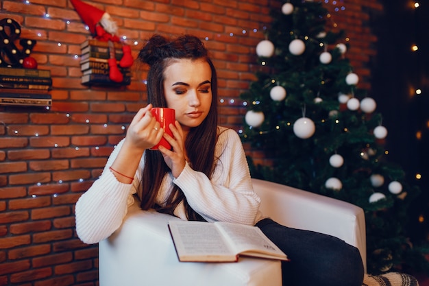 girl with cup