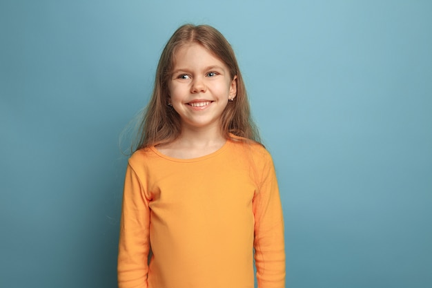 Girl with happy face