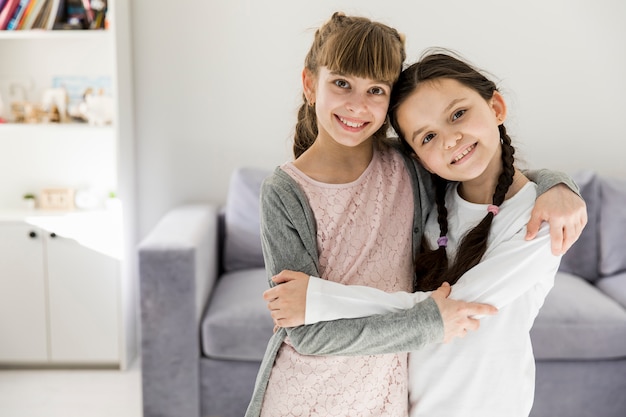 Free photo girls hugging