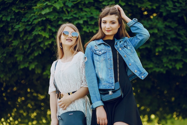 girls in the park