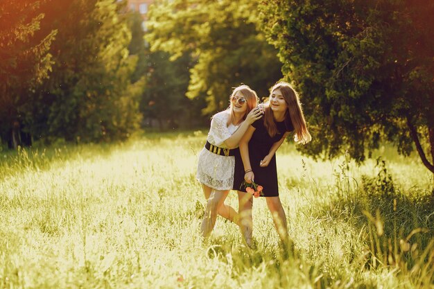 girls in the park