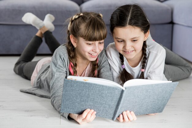 Girls reading