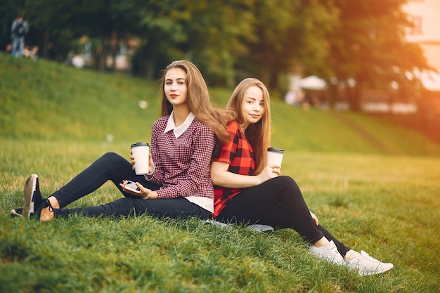 girls with coffee