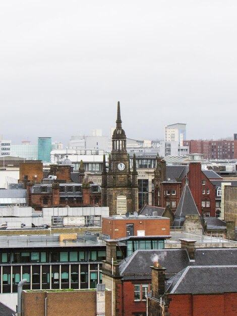 Glasgow cityscape United Kingdom
