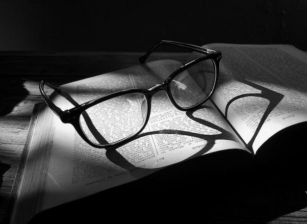 안경과 책