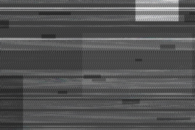 Glitch Effect Texture On Black