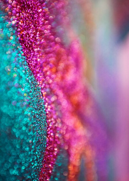 Glitter bokeh lights background