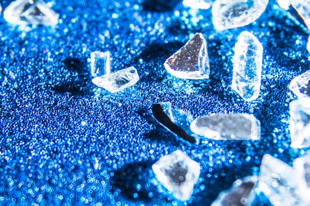 Бесплатное фото Блеск текстуры фона с кристаллами
