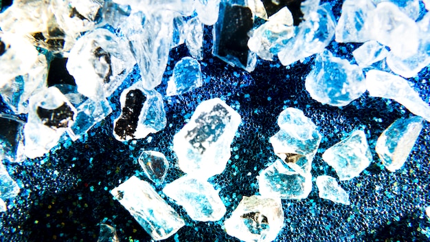 Бесплатное фото Блеск текстуры фона с кристаллами