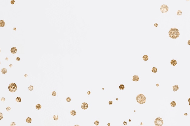 Free photo glittery gold dots celebration background