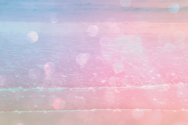 Free Photo glittery pastel background with blank space