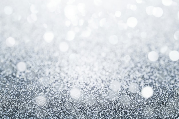 Glittery silver background