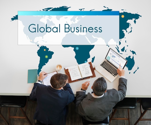 Free photo global business