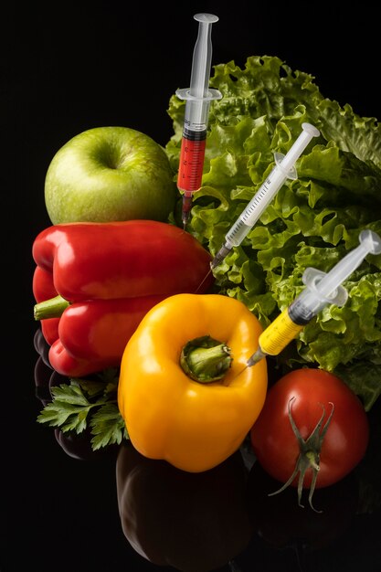 Gmo chemical modified arrangement of food