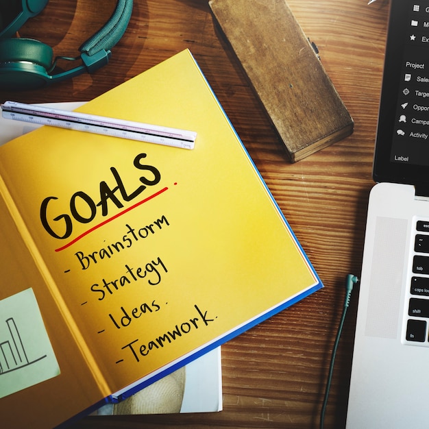 Goals Business Brand Launch Corporate Success Concept