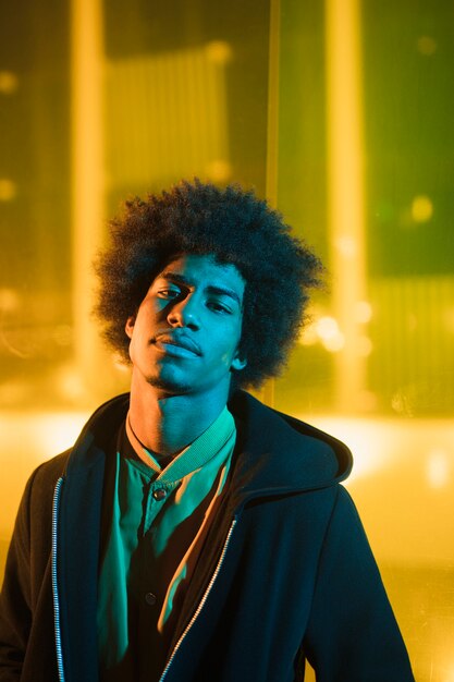 Free Stock Photo: Going out concept with man at night