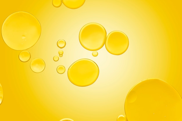 Free photo gold abstract background  abstract oil bubble texture wallpaper