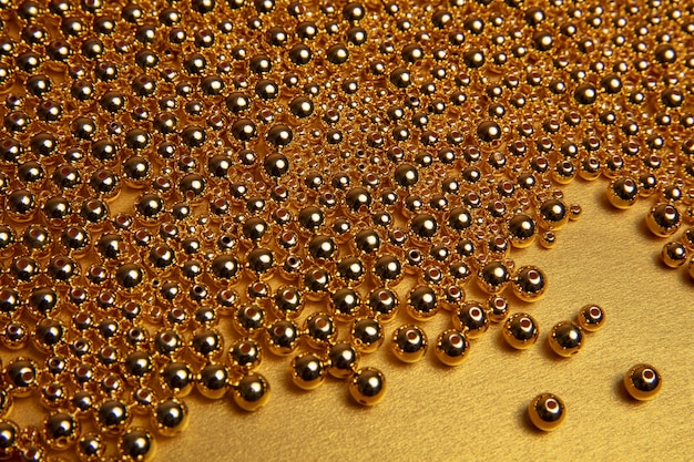 Free photo gold aesthetic wallpaper with pearls