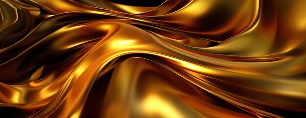 Free photo gold background or texture and gradients shadow ai generative