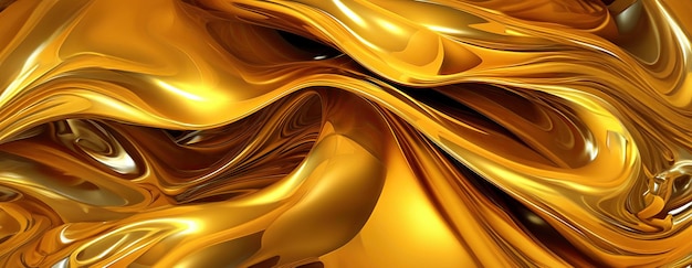 Free photo gold background or texture and gradients shadow ai generative