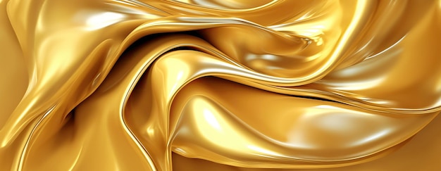 Free photo gold background or texture and gradients shadow ai generative