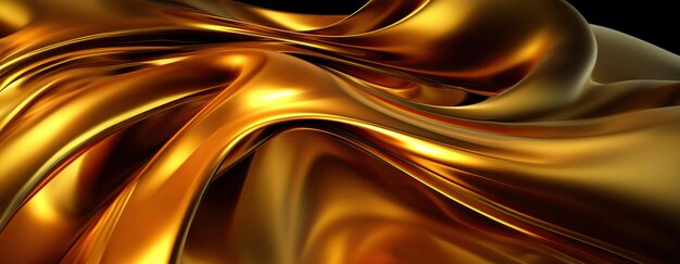 Free photo gold background or texture and gradients shadow ai generative