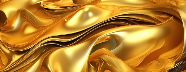 Gold background or texture and gradients shadow ai generative