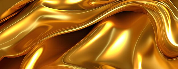 Free photo gold background or texture and gradients shadow ai generative