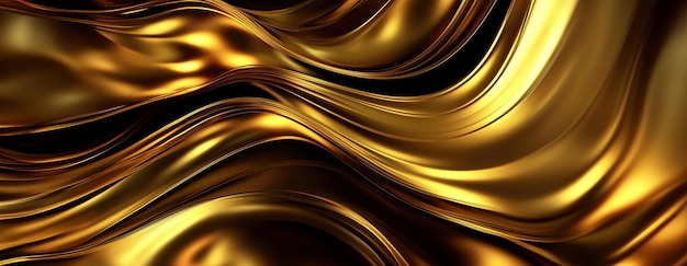 Free photo gold background or texture and gradients shadow ai generative