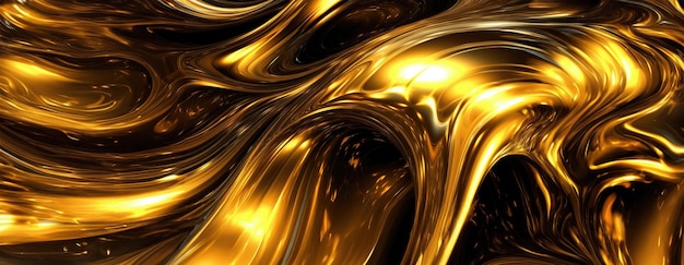 Free photo gold background or texture and gradients shadow ai generative