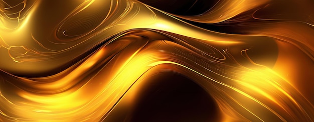 Free photo gold background or texture and gradients shadow ai generative