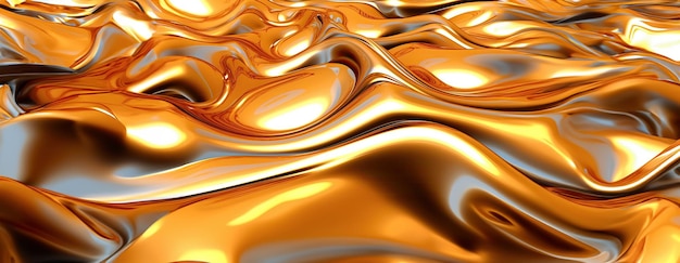 Free photo gold background or texture and gradients shadow ai generative