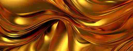 Free photo gold background or texture and gradients shadow ai generative