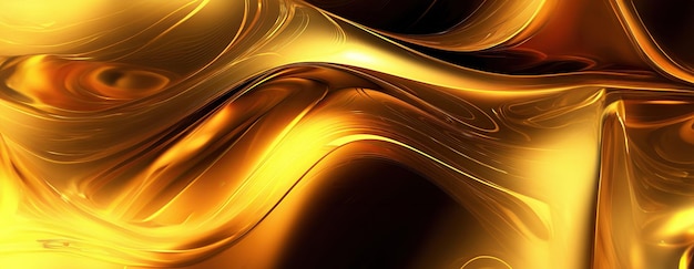 Free photo gold background or texture and gradients shadow ai generative