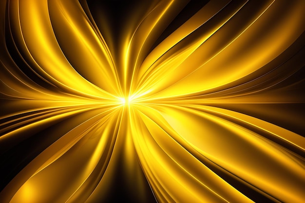 Gold and black background with a light pattern in the middle