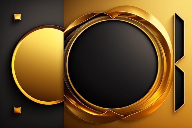Gold and black backgrounds with a black and gold background