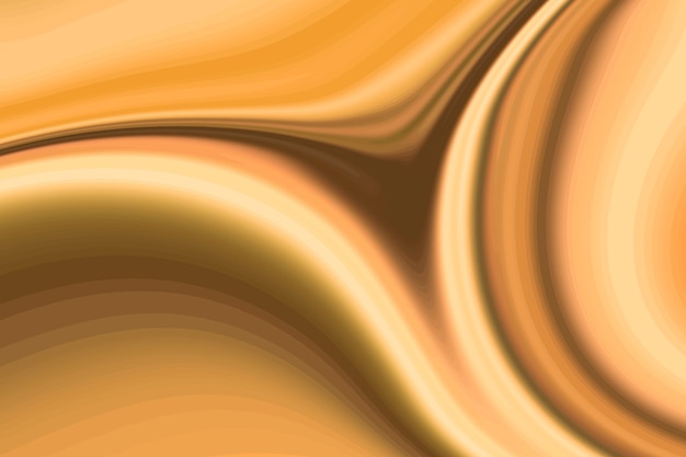 Free photo gold fluid wave paint background