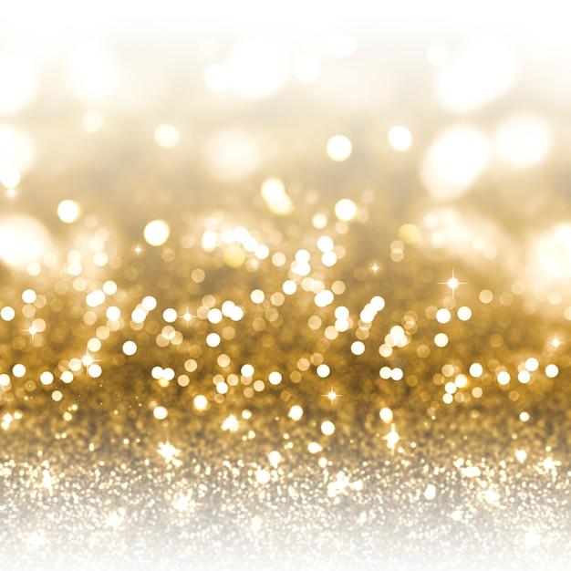 Gold glitter Christmas background