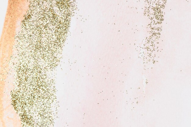Gold glitter pink feminine wallpaper