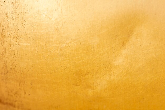 Gold grunge metal texture background