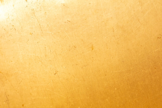 Gold grunge metal texture background