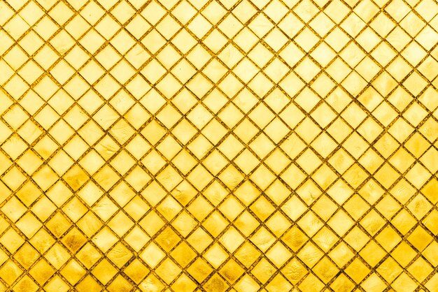 Gold mosaic tile