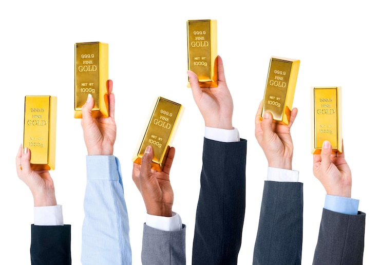 Free Photo golden bar