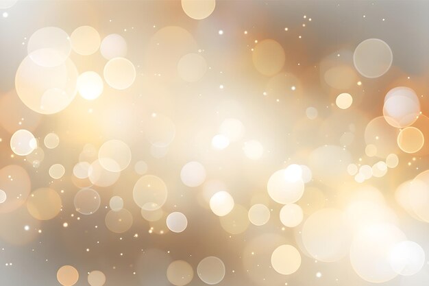 golden bokeh light background